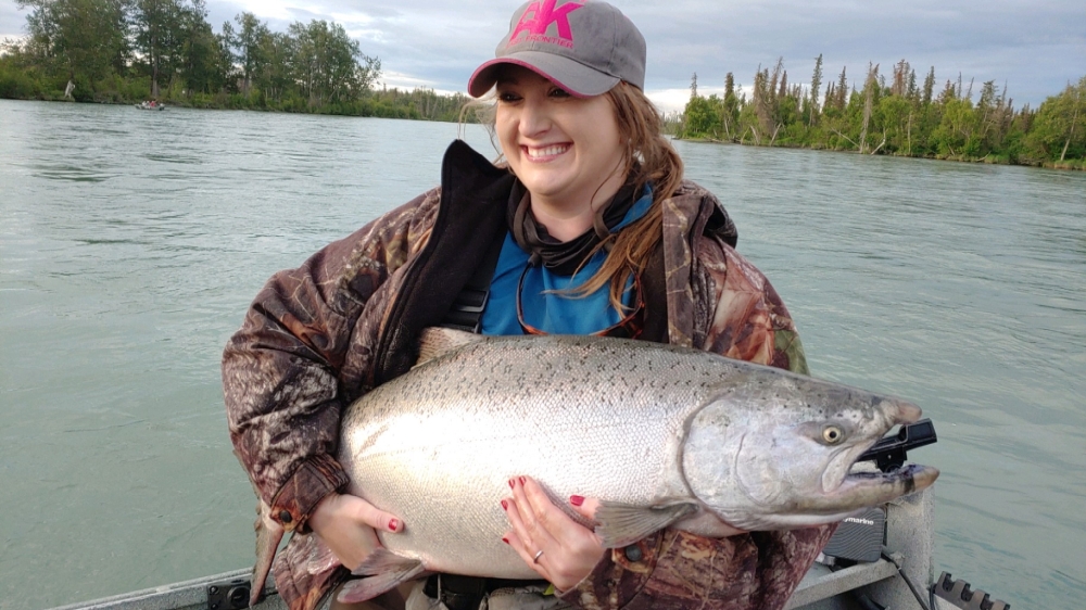 Kenai River King Salmon Fishing, Alaska